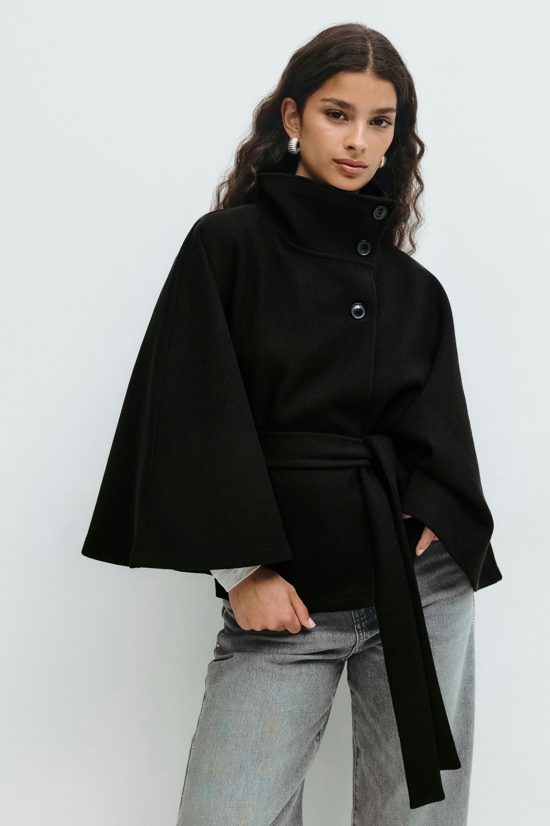 Onyx Cape Jacket