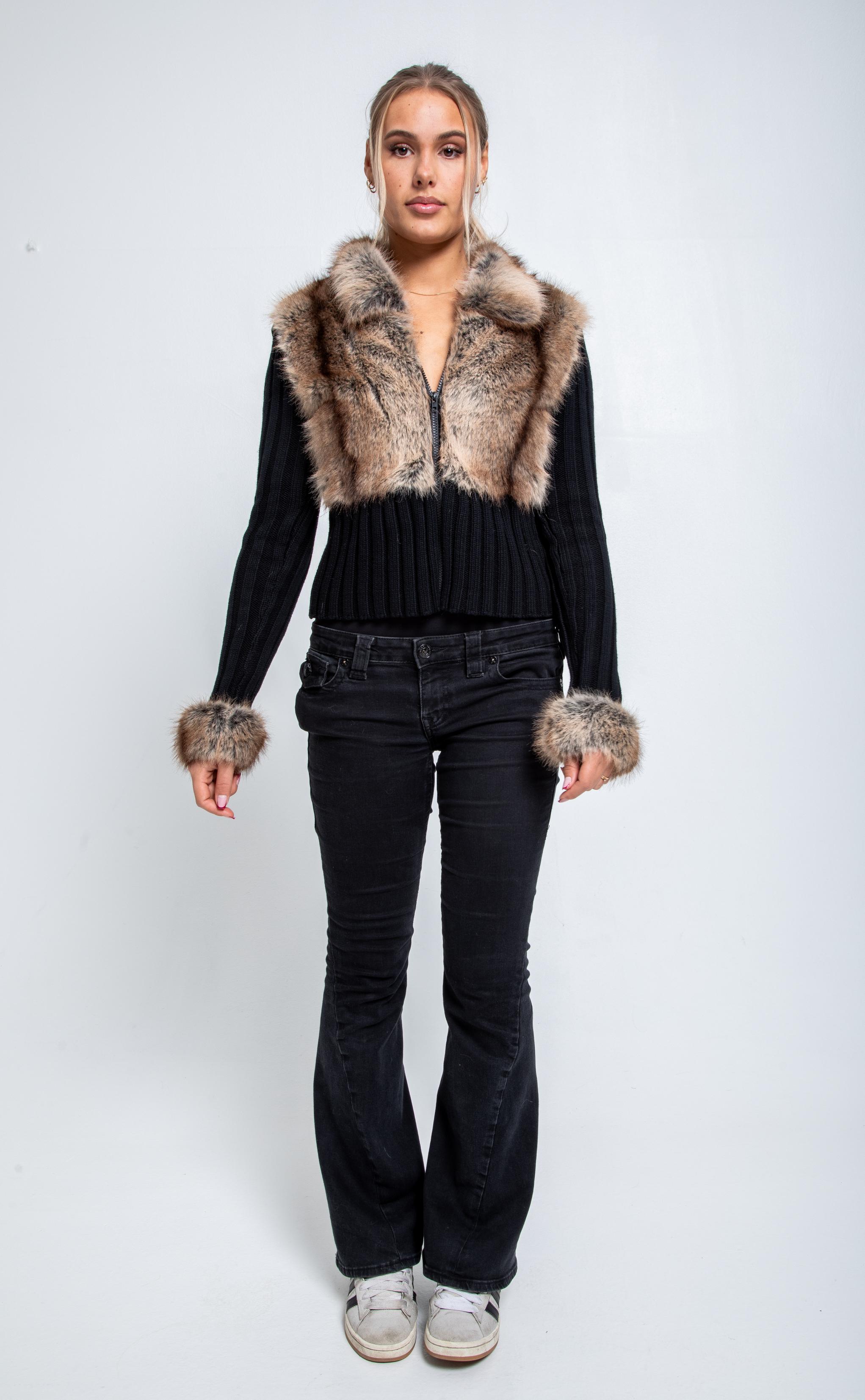 Luxe Fur Cardigan