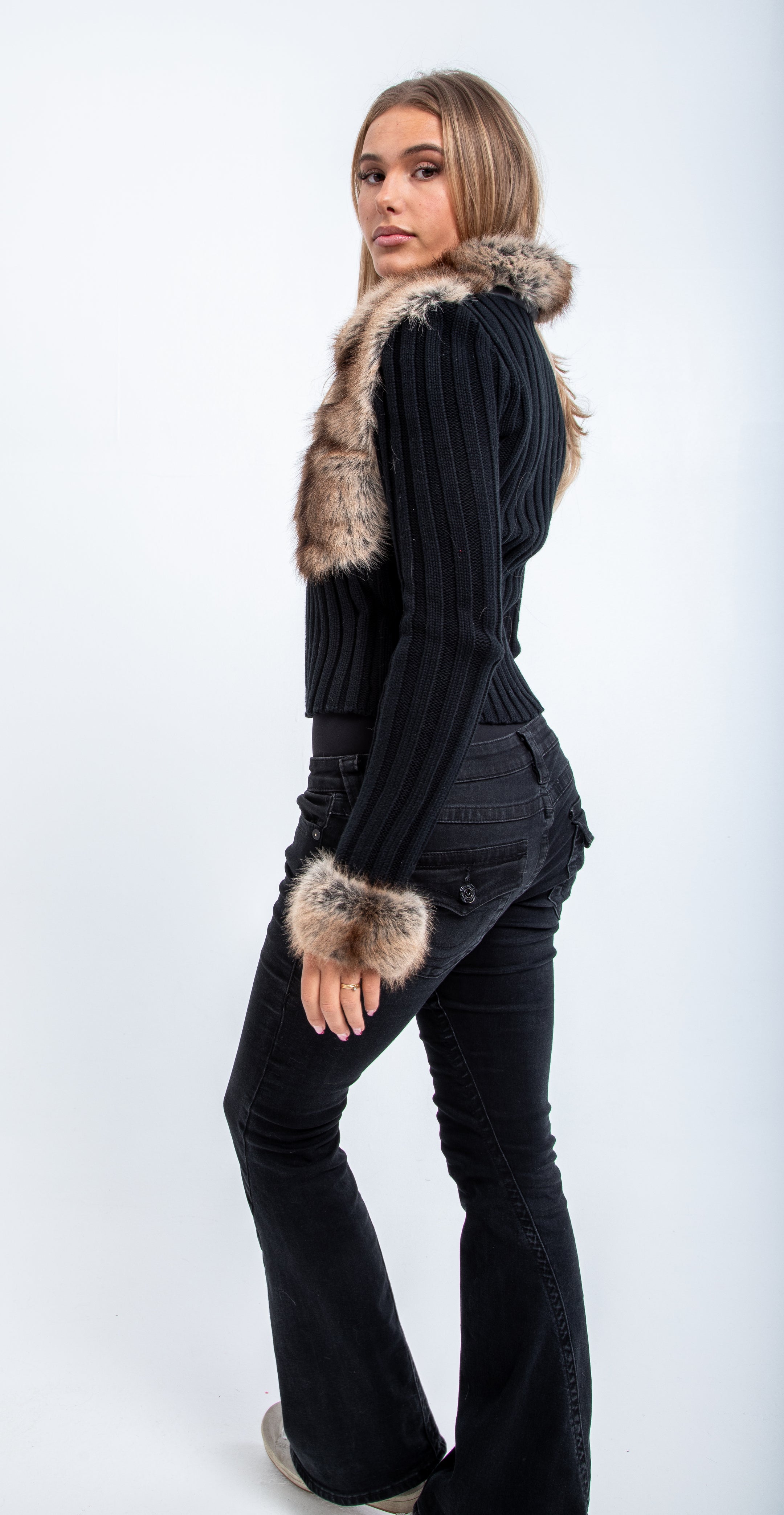 Luxe Fur Cardigan