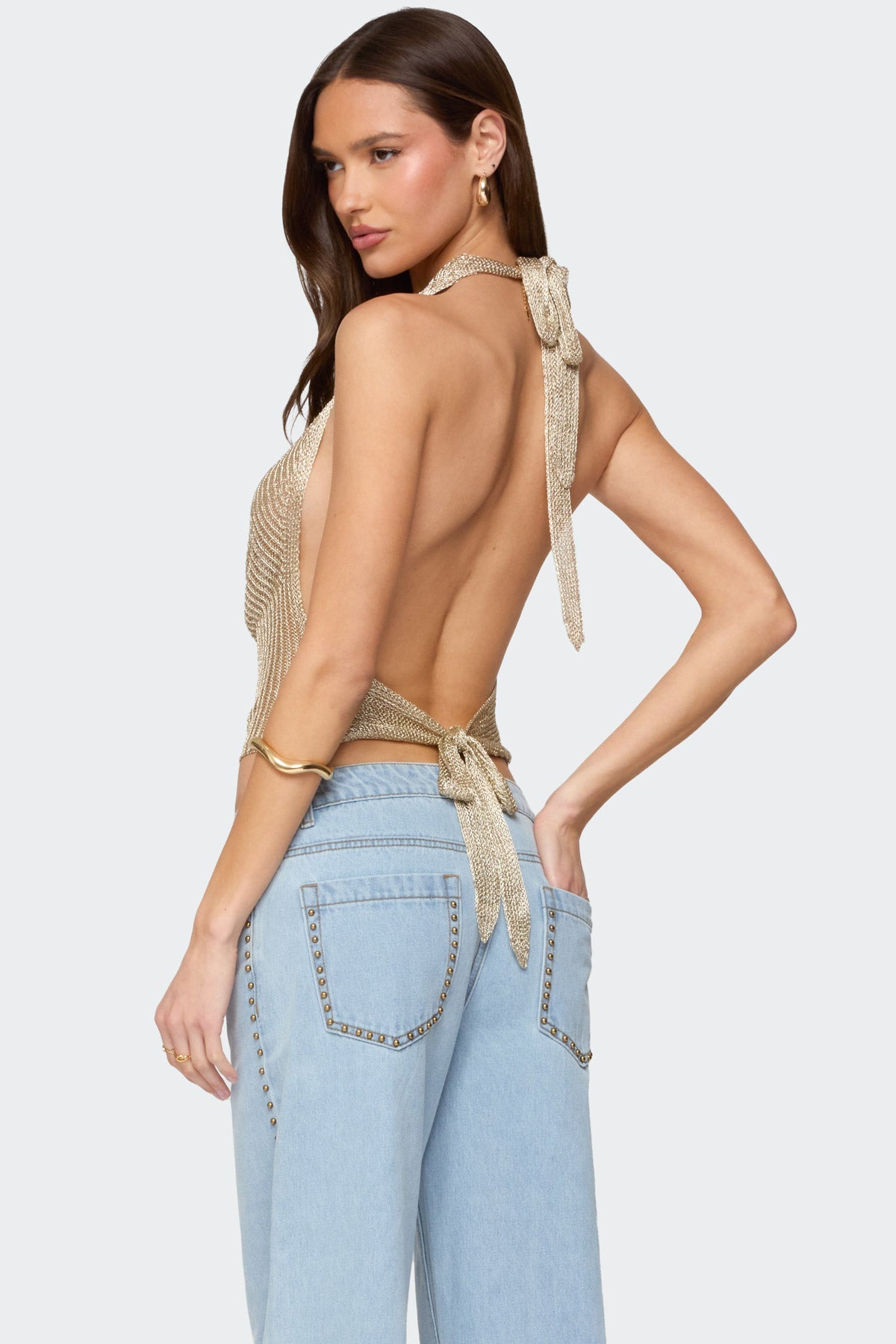 Shally Backless Top