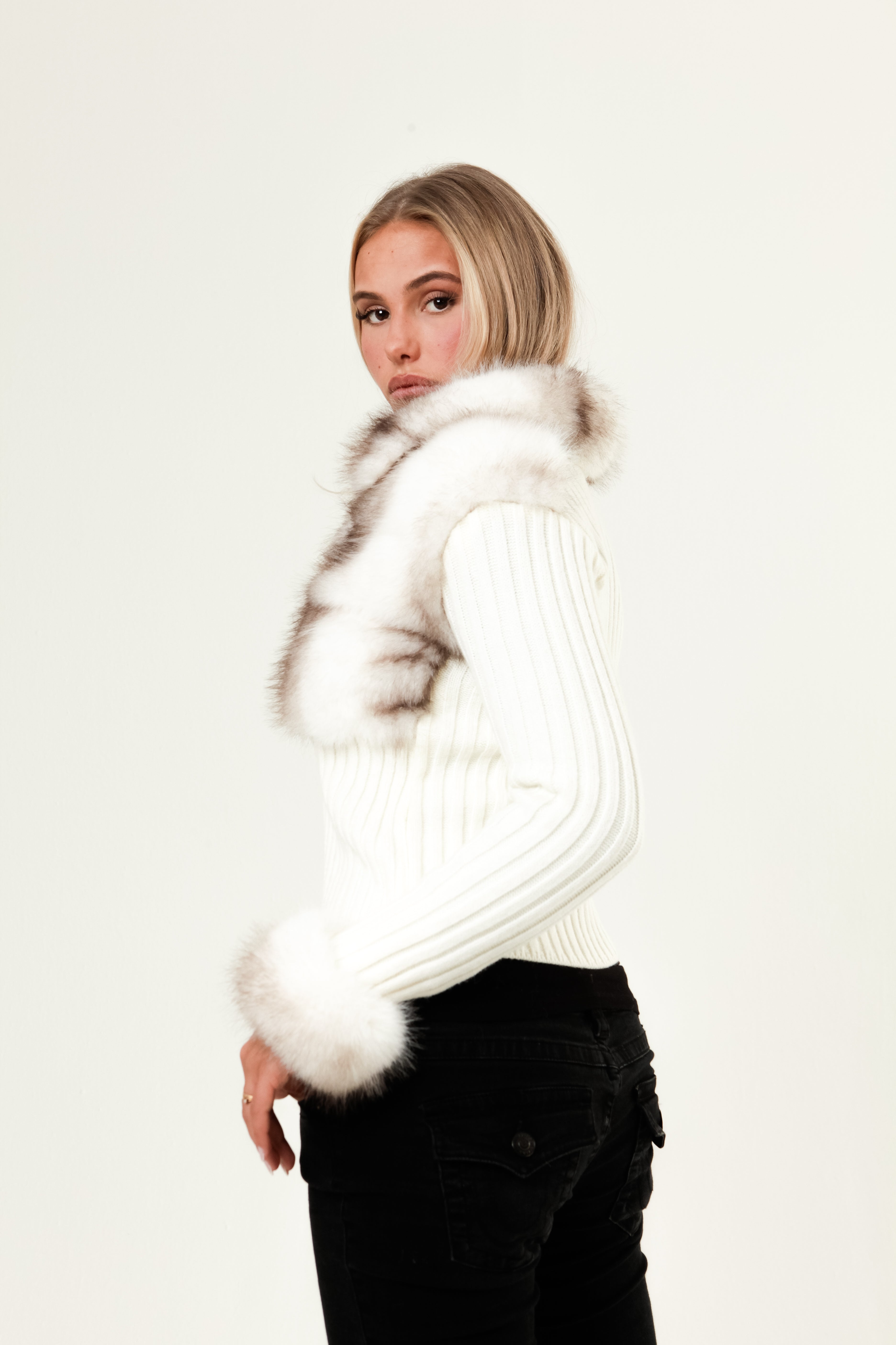 Luxe Fur Cardigan
