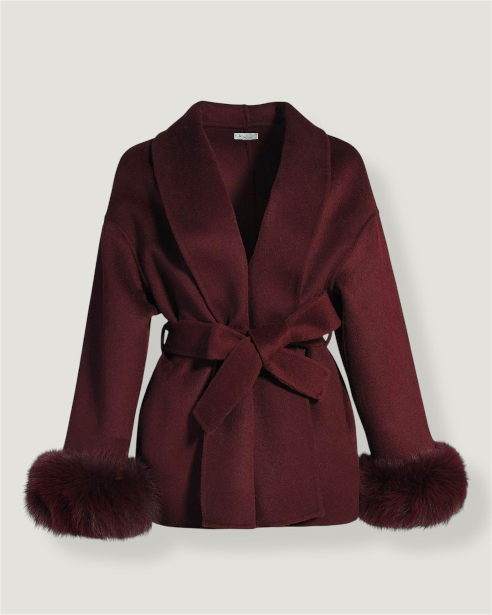 Luna Belted Trim Coat