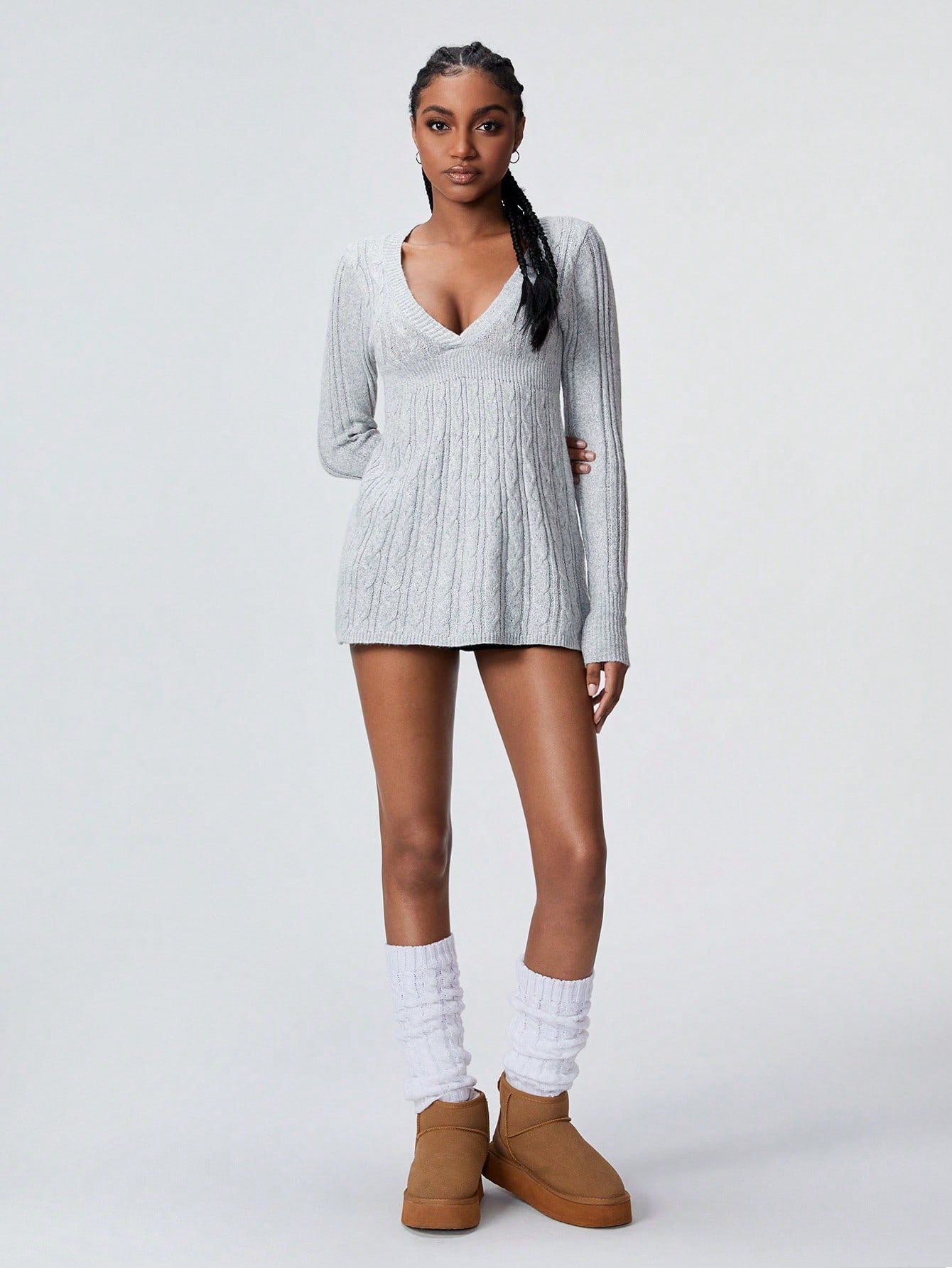 Heatherwood Cable Sweater