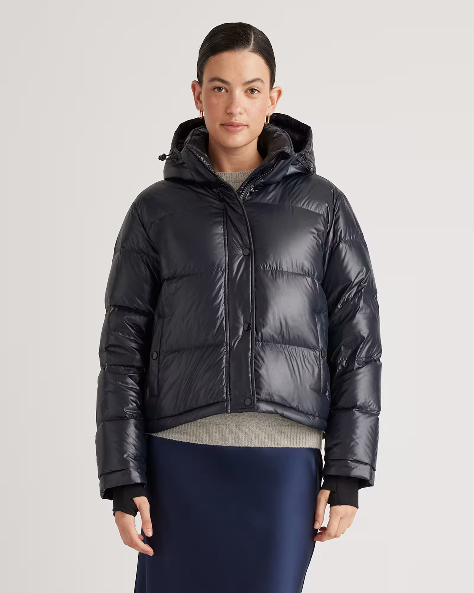 Onyx Crop Puffer