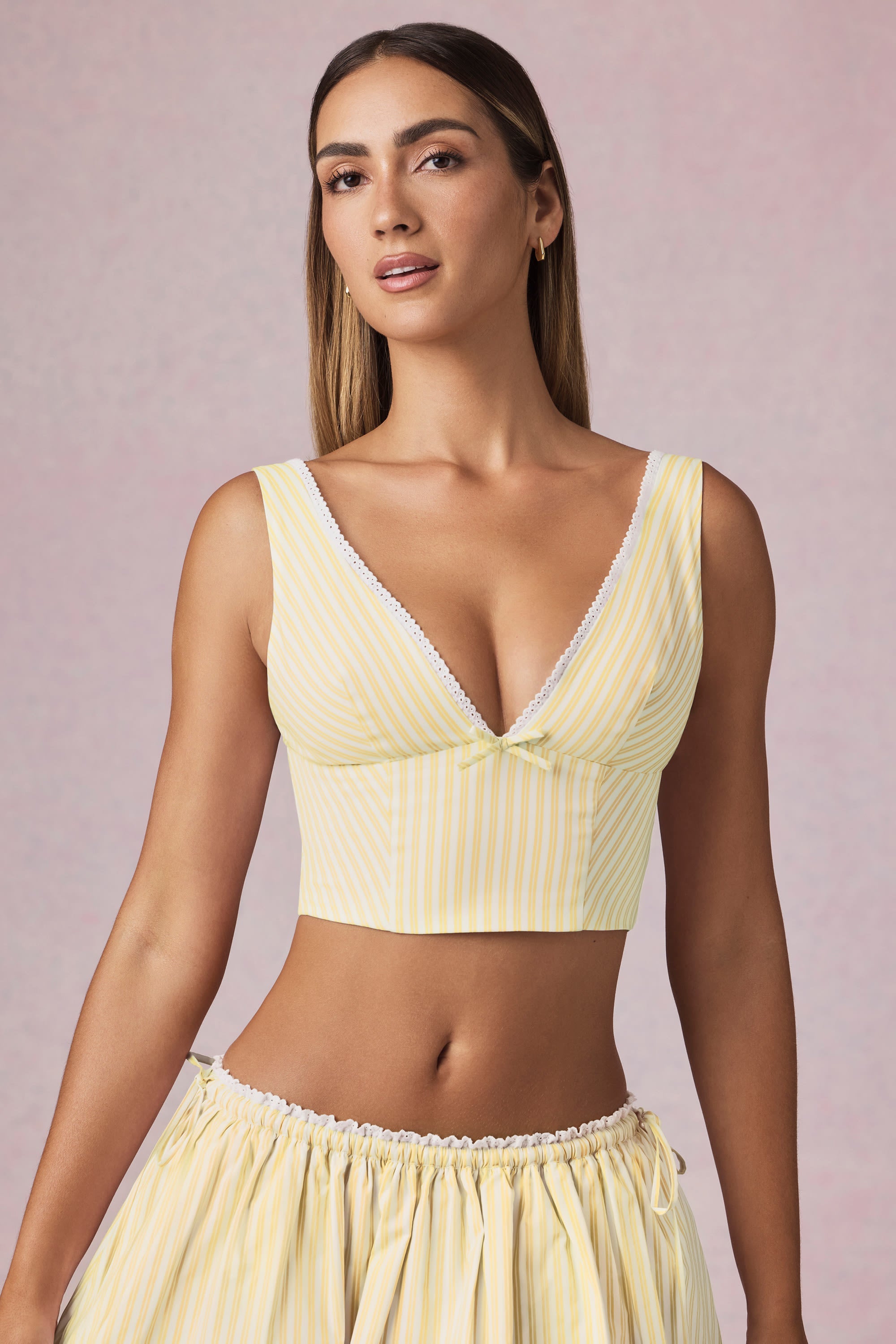 Lemon Crop Top