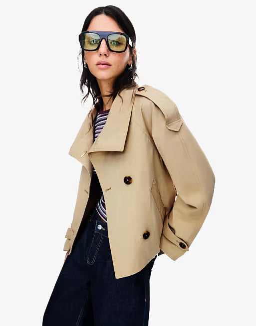 Aurora Short Trench coat