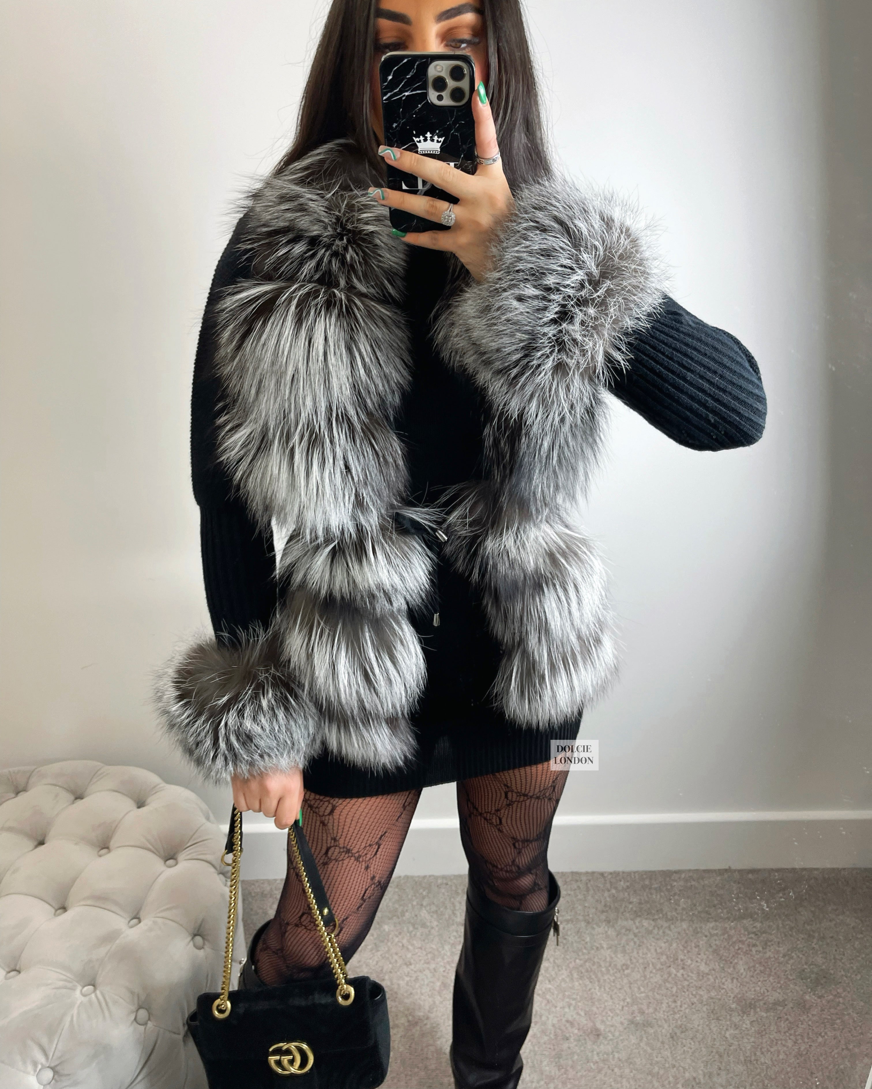 Collar & Cuff Cardigan