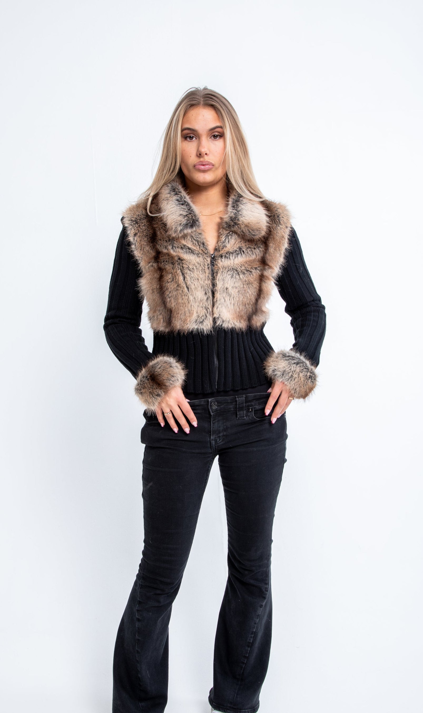 Luxe Fur Cardigan