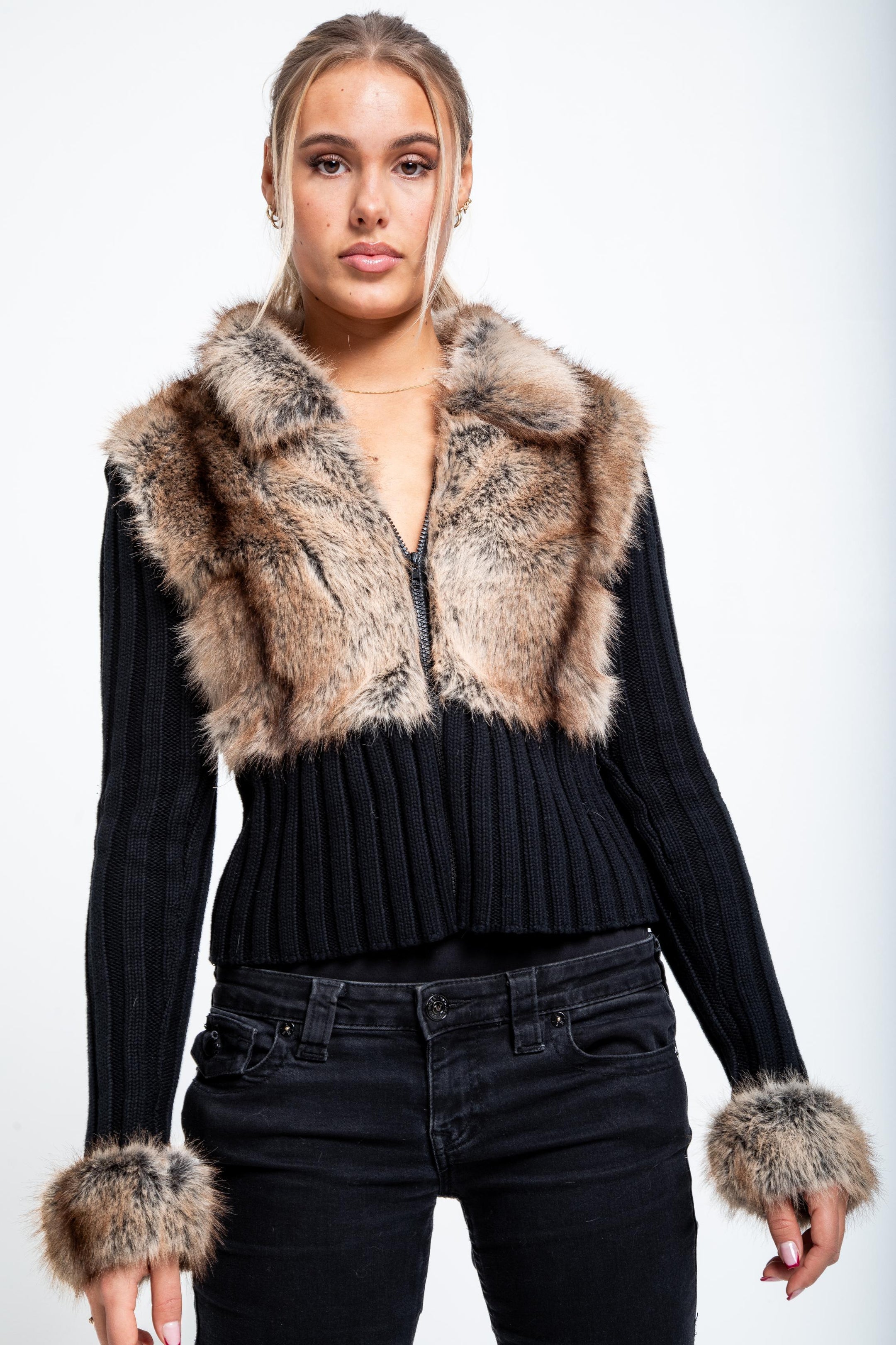 Luxe Fur Cardigan