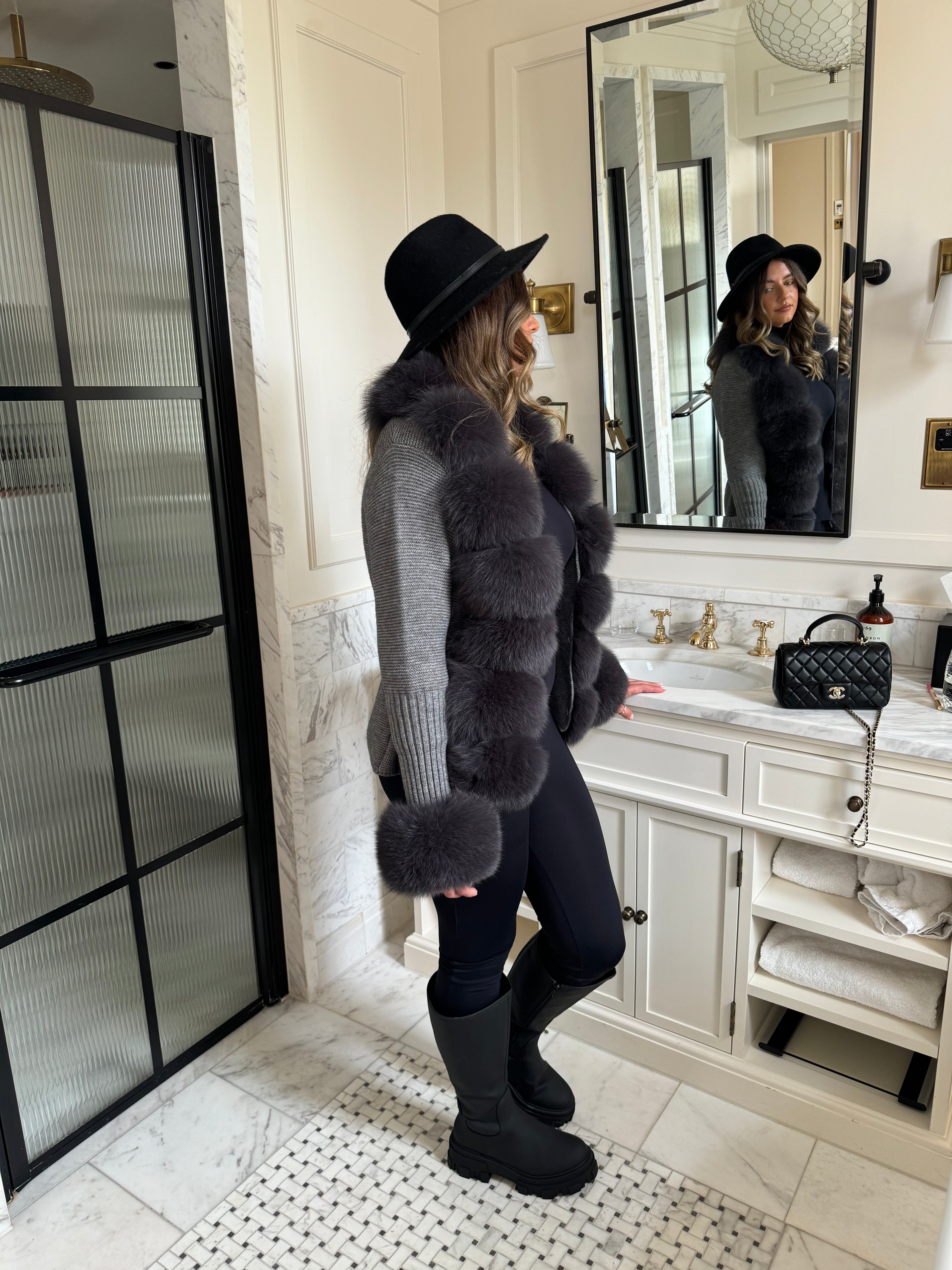 Collar & Cuff Cardigan