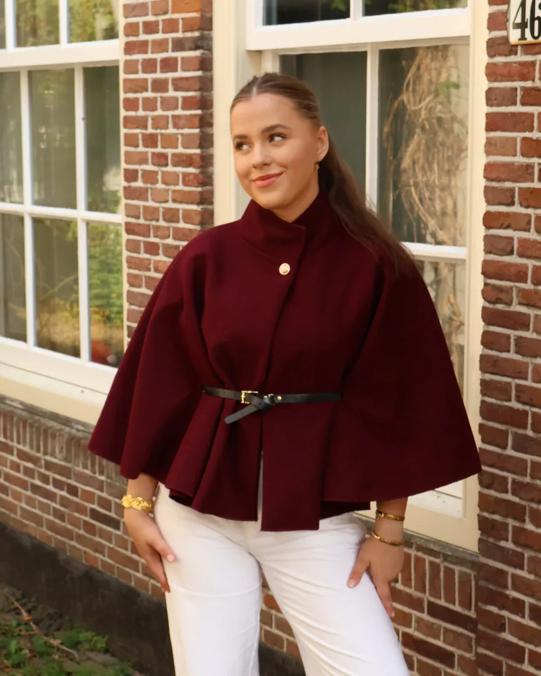 Luna Belted Poncho