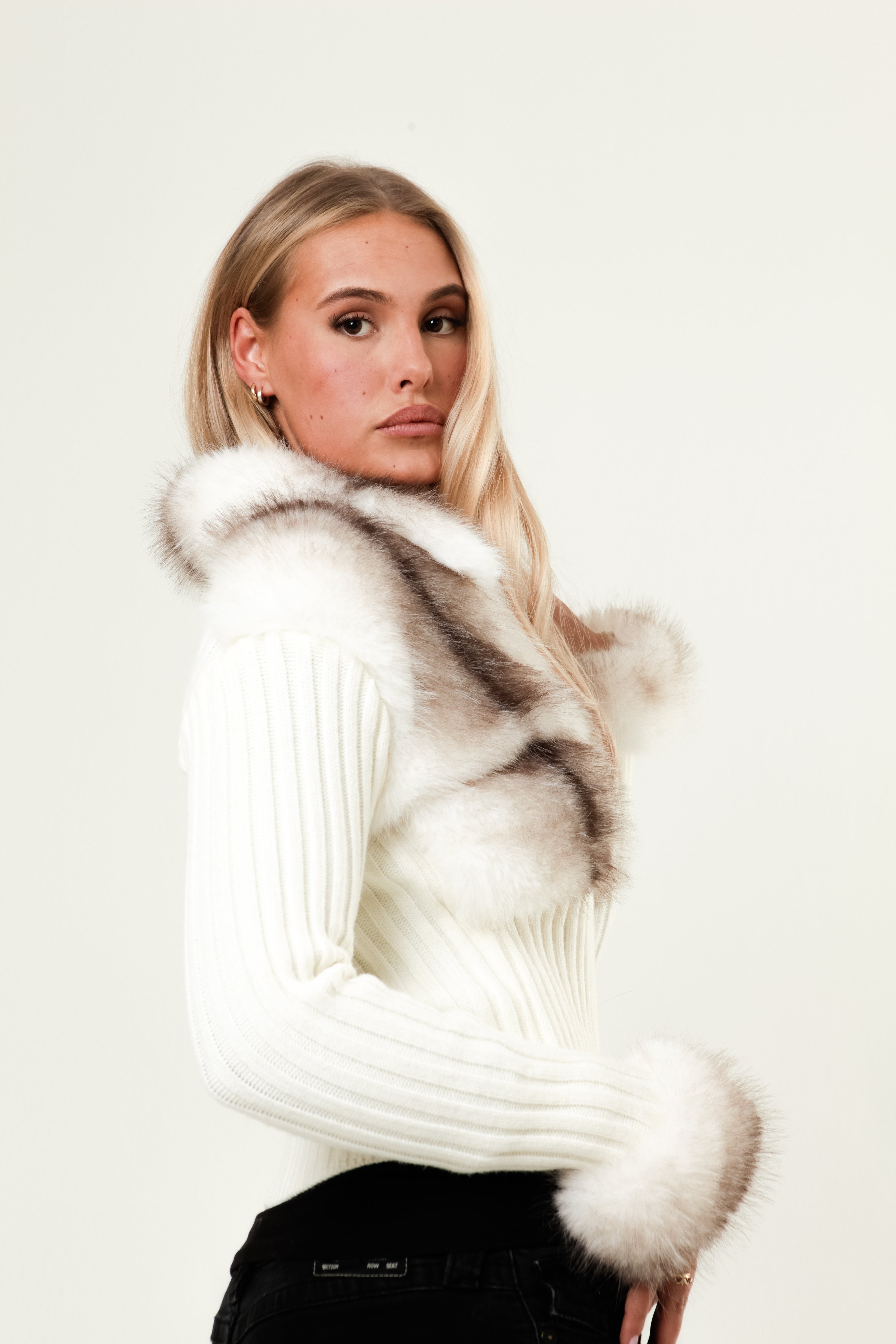 Luxe Fur Cardigan
