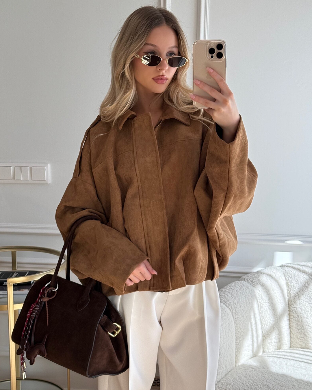 Noa Suede Bomber