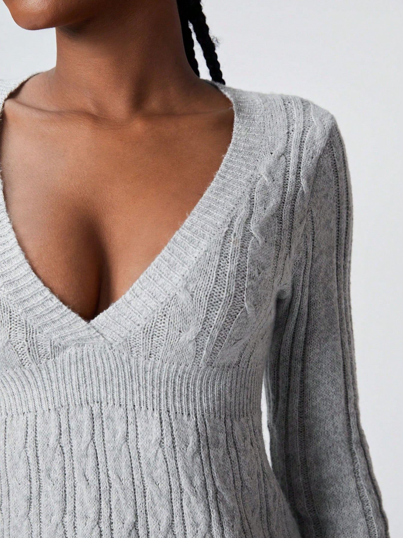 Heatherwood Cable Sweater