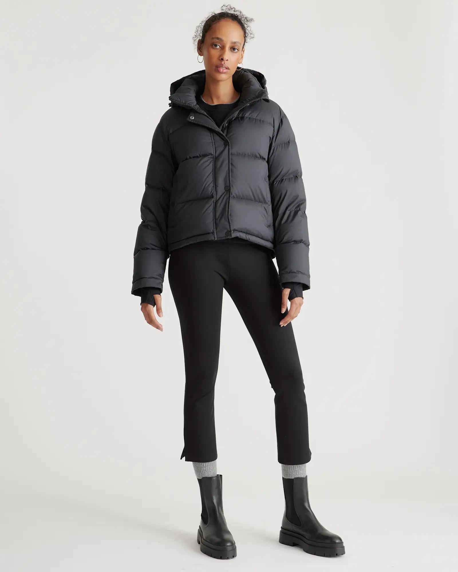 Onyx Crop Puffer