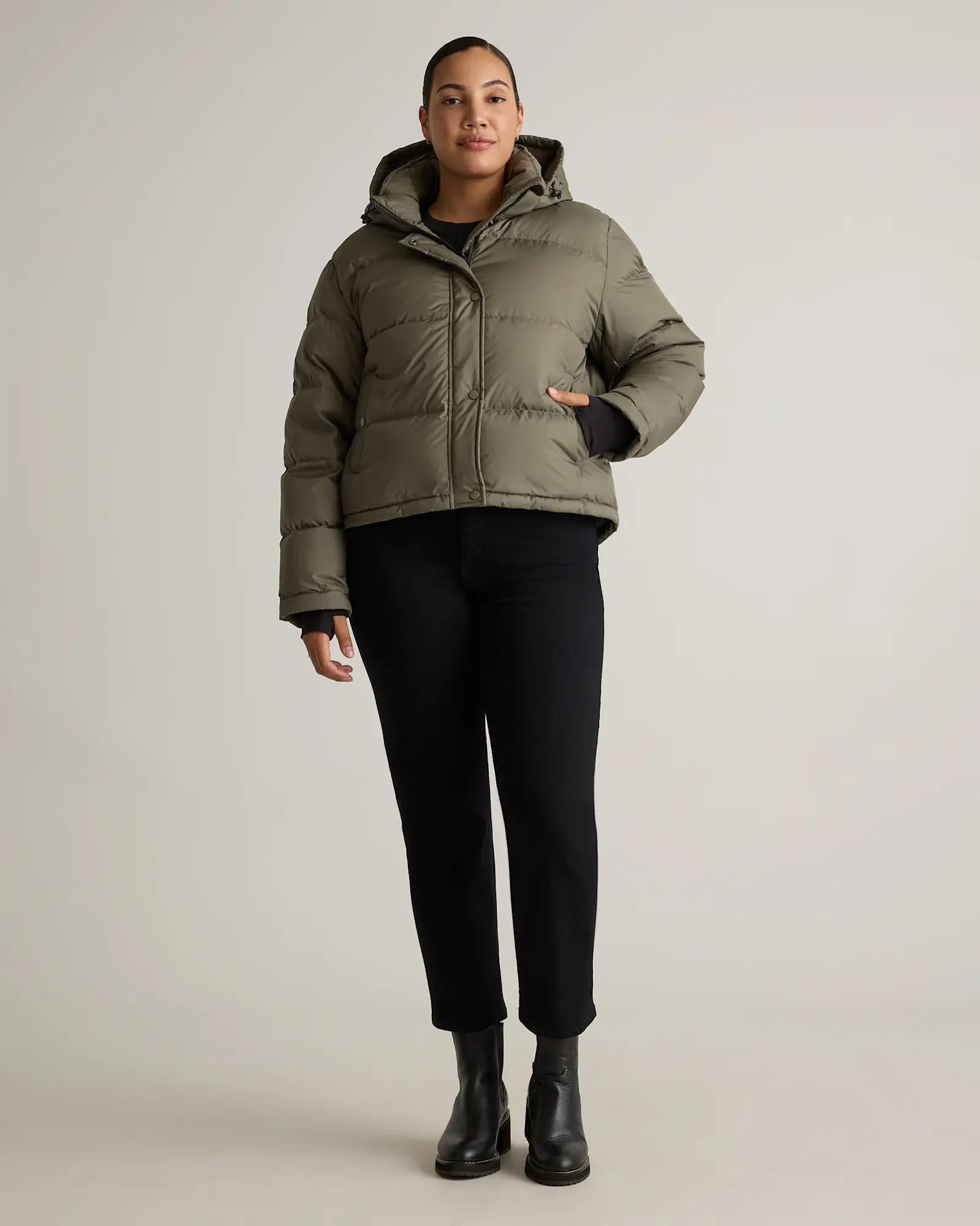 Onyx Crop Puffer