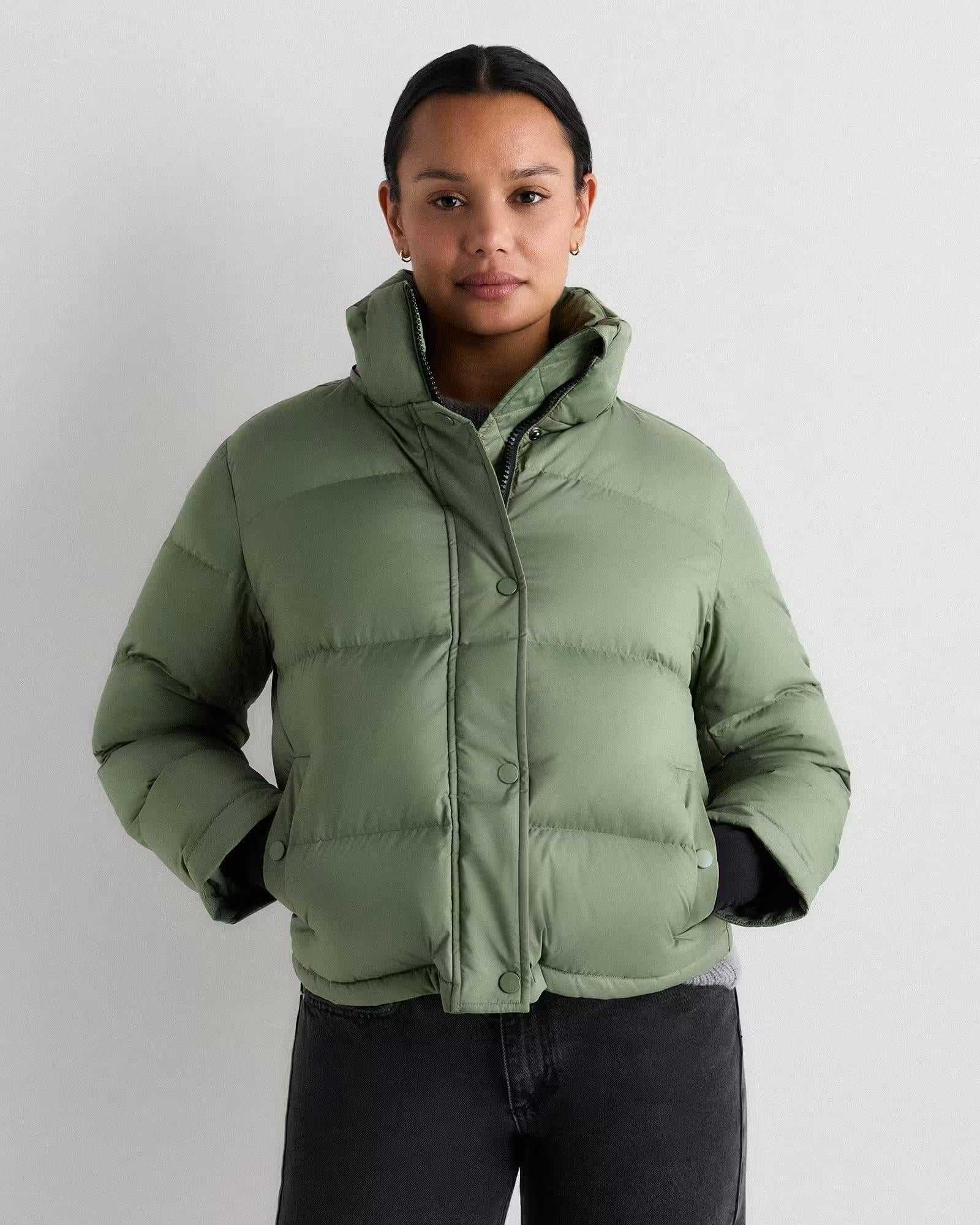 Onyx Crop Puffer