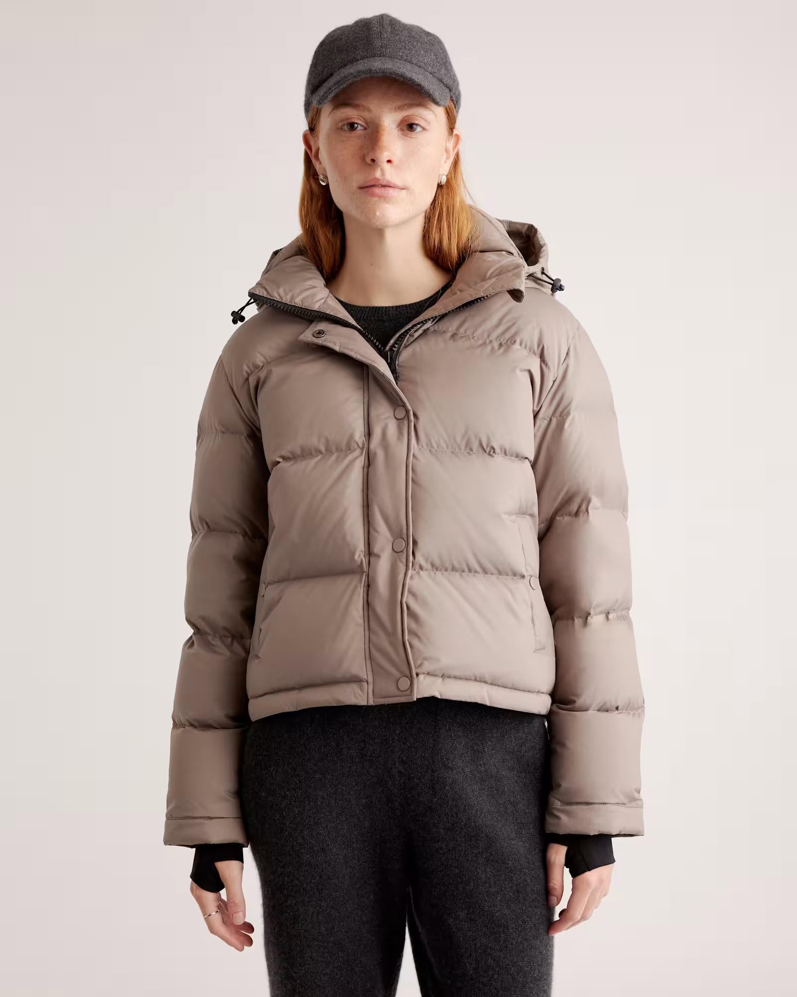 Onyx Crop Puffer