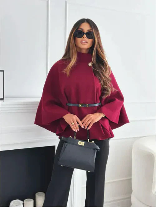 Luna Belted Poncho