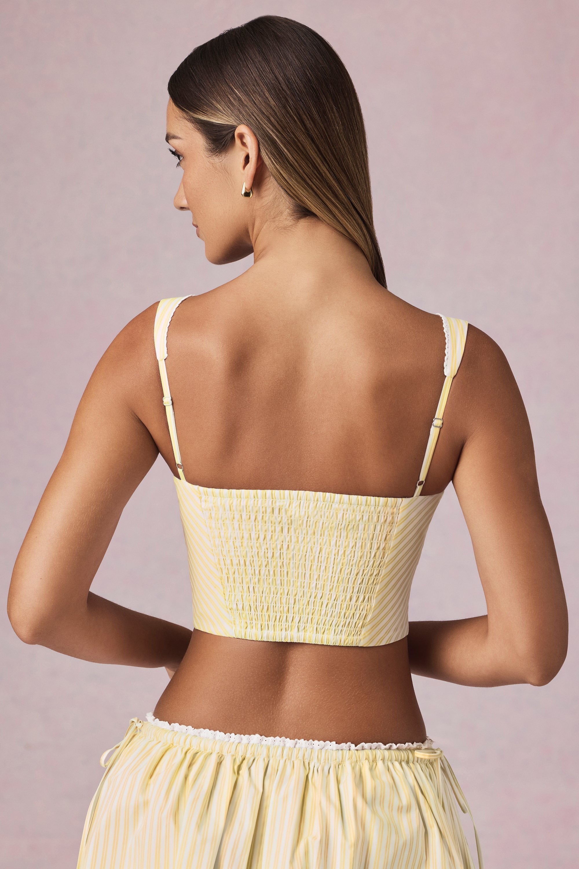 Lemon Crop Top